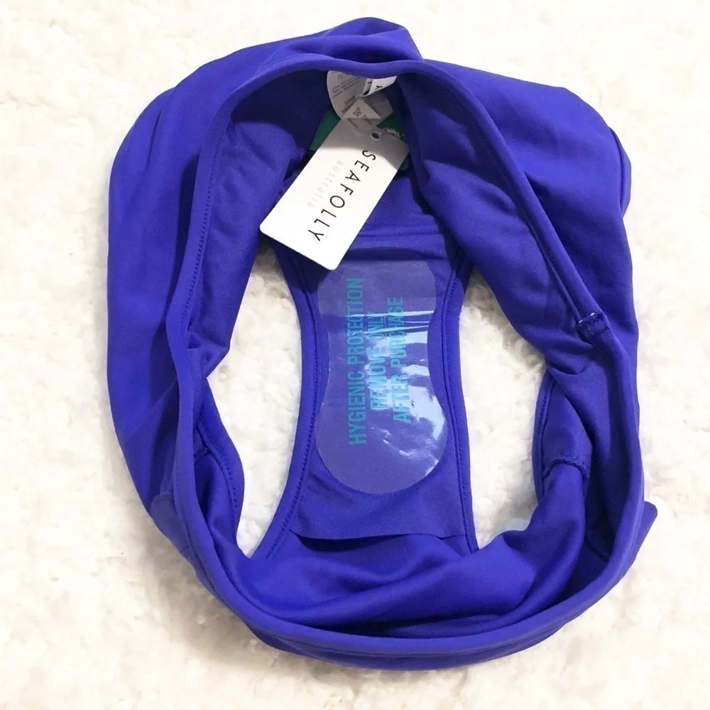 🆕 Seafolly petal edge mid rise bikini bott…